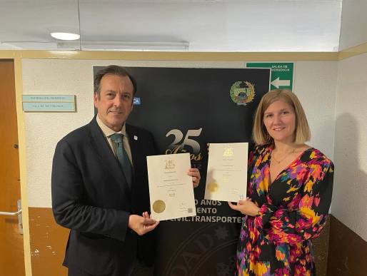 Los profesores del máster Alberto Camarero y Nicoletta González reciben el Halcrow Prize del Institute of Civil Engineers de Londres.